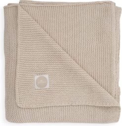 Jollein Baby Deken Ledikant 100x150cm Basic Knit - Nougat