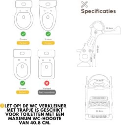 OwlyShop Pinguïn WC Verkleiner Met Trapje - Opvouwbare Toiletverkleiner - Toilet Trainer Met Trapje Voor Jongens & Meisjes - Urinoirs Voor Kind & Peuter Van 2 Tot 7 Jaar -Winkel voor babyproducten 1169x1200