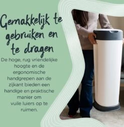 Tommee Tippee Twist & Click XL-luieremmer - Voor Maximaal 60 Luiers - Milieuvriendelijker Systeem - 1 Navulcassette - Duurzaam Geproduceerde Antibacteriële GREENFILM 7 Tommee Tippee Twist & Click XL-luieremmer - Voor Maximaal 60 Luiers - Milieuvriendelijker Systeem - 1 Navulcassette - Duurzaam Geproduceerde Antibacteriële GREENFILM -Winkel voor babyproducten 1170x1200 1