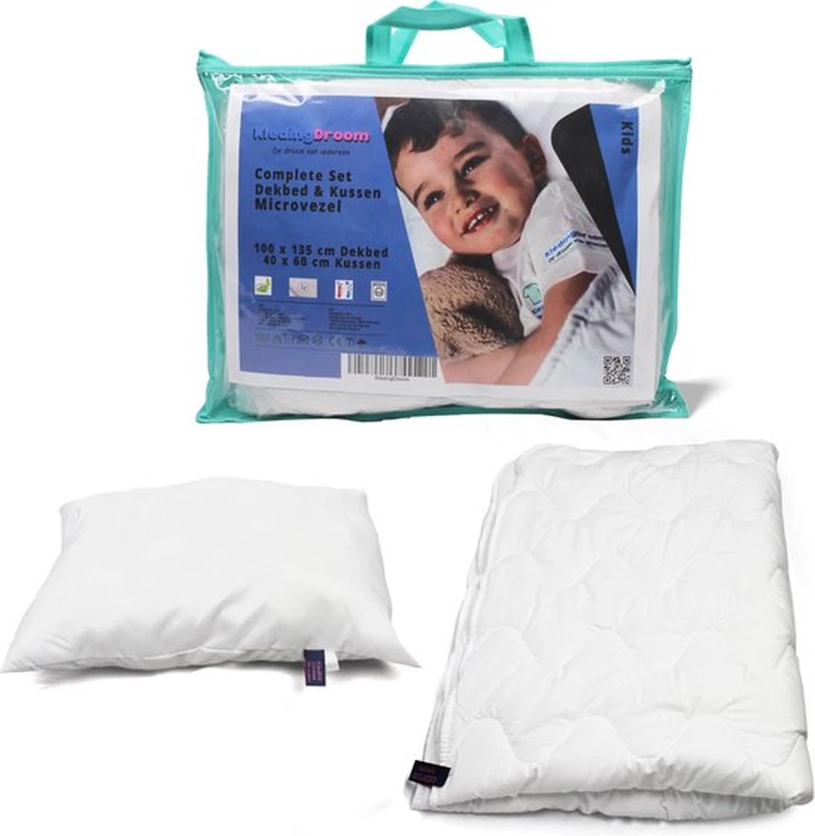 Kinderdekbed 2 in 1 KledingDroom® - 135x100 cm dekbed + 40x60 kussen - Anti-allergisch wasbaar Kinderdekbed 2 In 1 KledingDroom® - 135x100 Cm Dekbed + 40x60 Kussen - Anti-allergisch Wasbaar -Winkel voor babyproducten 1170x1200 12