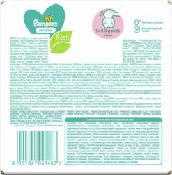 Pampers® Pampers - Sensitive - Billendoekjes - 1248 Doekjes - 24 X 52 -Winkel voor babyproducten 1176x1200
