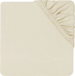 Jollein Baby Hoeslaken Ledikant Jersey 60x120cm - Ivory