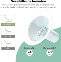 Leuna Comfort - Elektrische Borstkolf - Dubbele Borstkolf - Oplaadbare Accu - Gemakkelijk Schoonmaken - Stille Kolf - Kolfapparaat - Borstkolf - Borstkolven - Kolf - Licht Paars -Winkel voor babyproducten 1183x1200 10