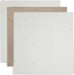 Jollein Hydrofiele Doek Small 70x70cm Stargaze - Biscuit - 3 Stuks -Winkel voor babyproducten 1183x1200 6