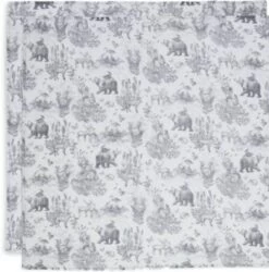 Jollein Hydrofiele Doek 70x70cm Pimpelmees Forest Animals - 2 Stuks