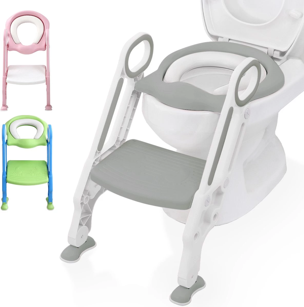 LifeGoods WC Verkleiner met Trapje - Trainer met Opstapje - 2 tot 7 Jaar - Grijs/Wit LifeGoods WC Verkleiner Met Trapje - Trainer Met Opstapje - 2 Tot 7 Jaar - Grijs/Wit -Winkel voor babyproducten 1185x1200 5