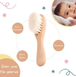Baby Borstel - Baby Haarborstel - Baby Verzorging Set - Baby Borstel En Kam - Houten Baby Kam - Haarborstel Set - Babyshower Gift- Baby Verzorgingsproducten - Baby Kam - Kraamcadeau -Winkel voor babyproducten 1188x1200 2