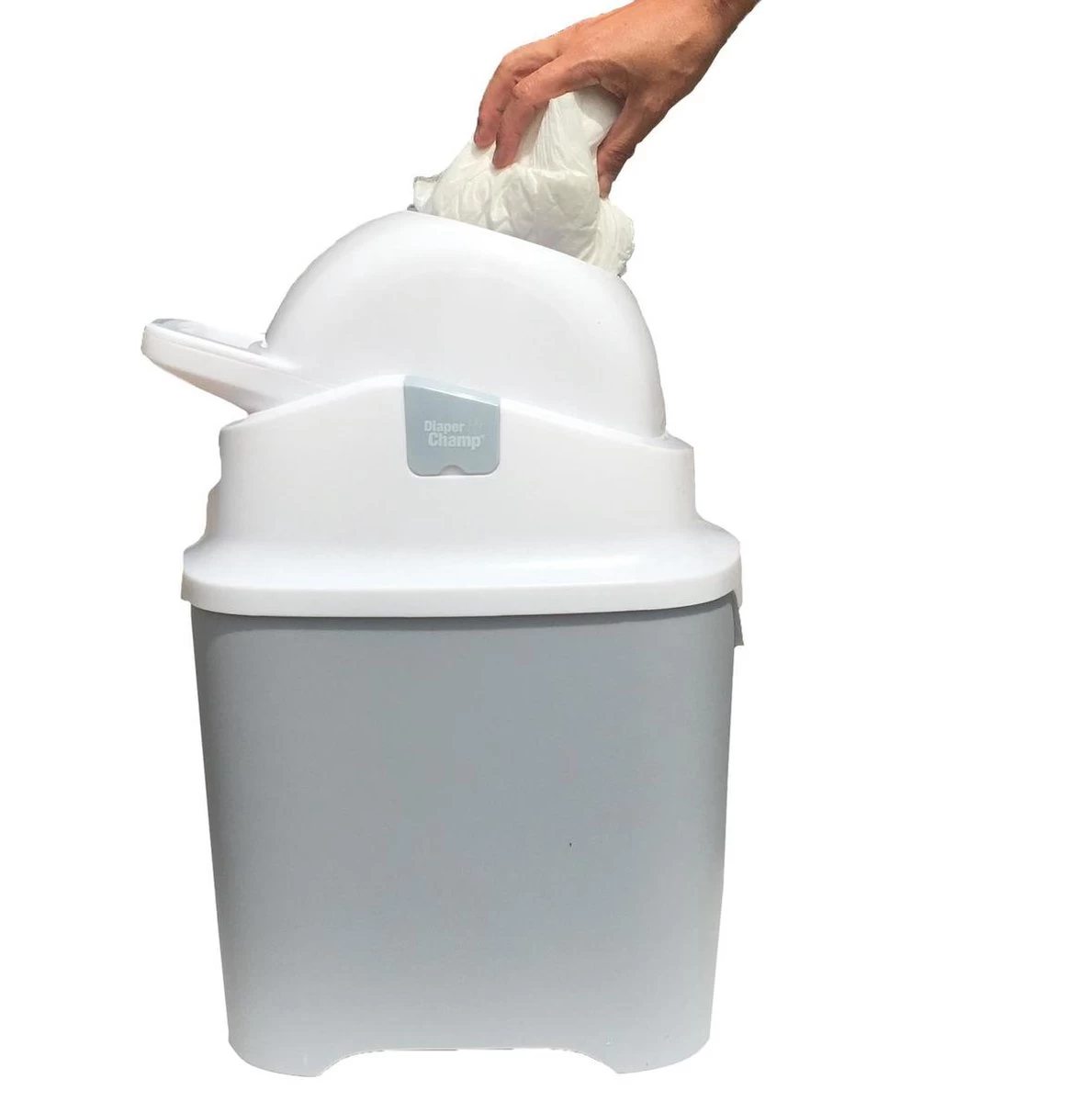 DiaperChamp ONE - Soft Silver - Standaard Luieremmer DiaperChamp ONE - Soft Silver - Standaard Luieremmer -Winkel voor babyproducten 1189x1200 5