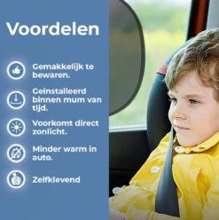 Zonnescherm Auto Baby - Extra Donker Voor Betere Bescherming - Zelfklevend - UV Protectie - Zijruit - Kind - Zonwering Auto- Vaderdag Cadeautje - Cadeau Voor Man - Vrouw - Sinterklaas Cadeautjes - Mannen - Vrouwen -Winkel voor babyproducten 1193x1200 8