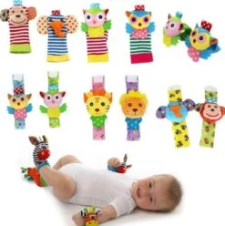 Baby Rammelaar | Baby Rammelaar Sokjes En Rammelaar Armbanden|4-delig Rammelaar Set|Pols- En Voetrammelaar Set| 0 T/m 24 Maanden | Babyarmband | Babysokken | Babykleding|Pasgeboren Baby| Baby Gift Set -Winkel voor babyproducten 1194x1200 15