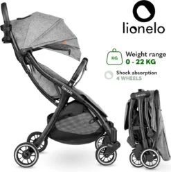 Lionelo Buggy Julie One - Kinderwagen Premium - Automatisch Opvouwen - Wandelwagen Tot 22 Kg - Comfortabele Zitje -Winkel voor babyproducten 1197x1200 25