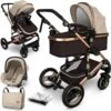 KIDUKU- 3 In 1 Combi-kinderwagen- Bruin/goud- Buggy Incl. Autostoeltje-regenhoes- Inklapbaar -Winkel voor babyproducten 1197x1200 26