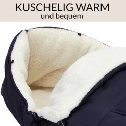 Monzana Voetenzak - Voor Kinderwagen Of Stoeltje - 93x56cm Donkerblauw -Winkel voor babyproducten 1198x1200 58