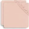Jollein Baby Hoeslaken Ledikant Katoen 60x120cm - Pale Pink - 2 Stuks -Winkel voor babyproducten 1198x1200 64