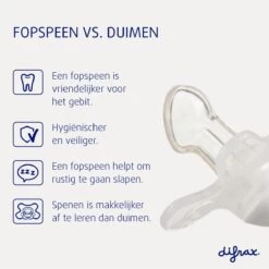 Difrax Fopspeen 0-6 Maanden Dental - Grijs/Clay - Orthodontische Speen - 2 Stuks -Winkel voor babyproducten 1199x1200 32