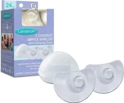 Lansinoh Tepelbeschermers 2 Stuks Incl. Beschermdoosje 70173 -Winkel voor babyproducten 1200x1001 5