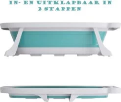 Babybadje - Peuterbadje - Opvouwbaar - Blauw - Incl. Baby Badkussen - 84 Cm Lang - 0 Tot 5 Jaar - Blauw -Winkel voor babyproducten 1200x1010