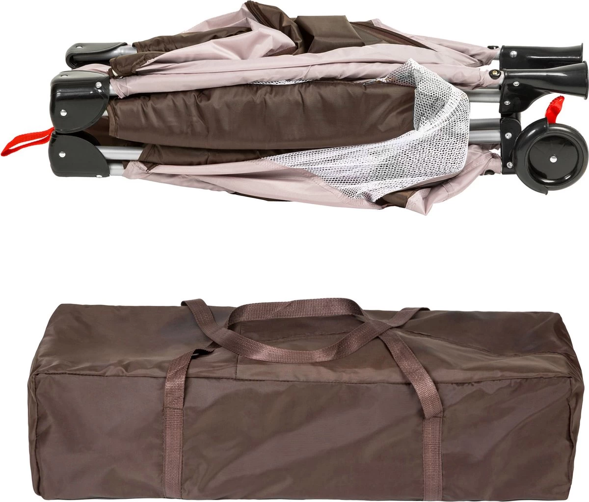 tectake - Reisbedje babybed campingbed Dodo - 132x75x104cm incl. aankleedkussen en draagtas - bruin - 402203 Tectake - Reisbedje Babybed Campingbed Dodo - 132x75x104cm Incl. Aankleedkussen En Draagtas - Bruin - 402203 -Winkel voor babyproducten 1200x1023 2