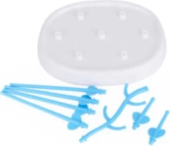 Merkloos Babyfles Droogrek - Flessen Droogrek - Afdruiprek Met Lekbak - Afwasrek - Baby Flesjes Droogrek - Flessenrek - Kraamcadeau - Baby Cadeau - Blauw -Winkel voor babyproducten 1200x1029 2