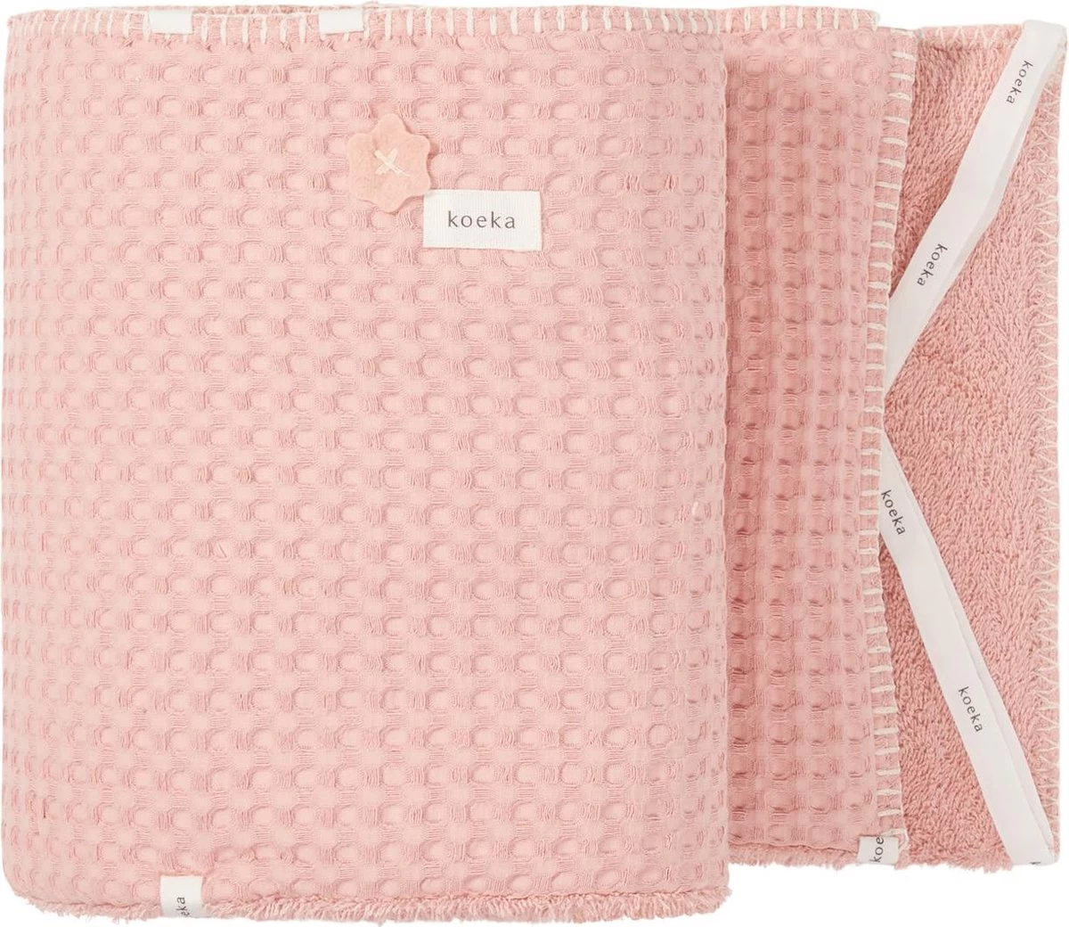 Koeka Boxbumper Amsterdam - roze 180x30cm Koeka Boxbumper Amsterdam - Roze 180x30cm -Winkel voor babyproducten 1200x1040 6