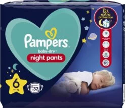 Pampers® Pampers - Night Pants - Maat 6 - Small Pack - 32 Luierbroekjes -Winkel voor babyproducten 1200x1042 1