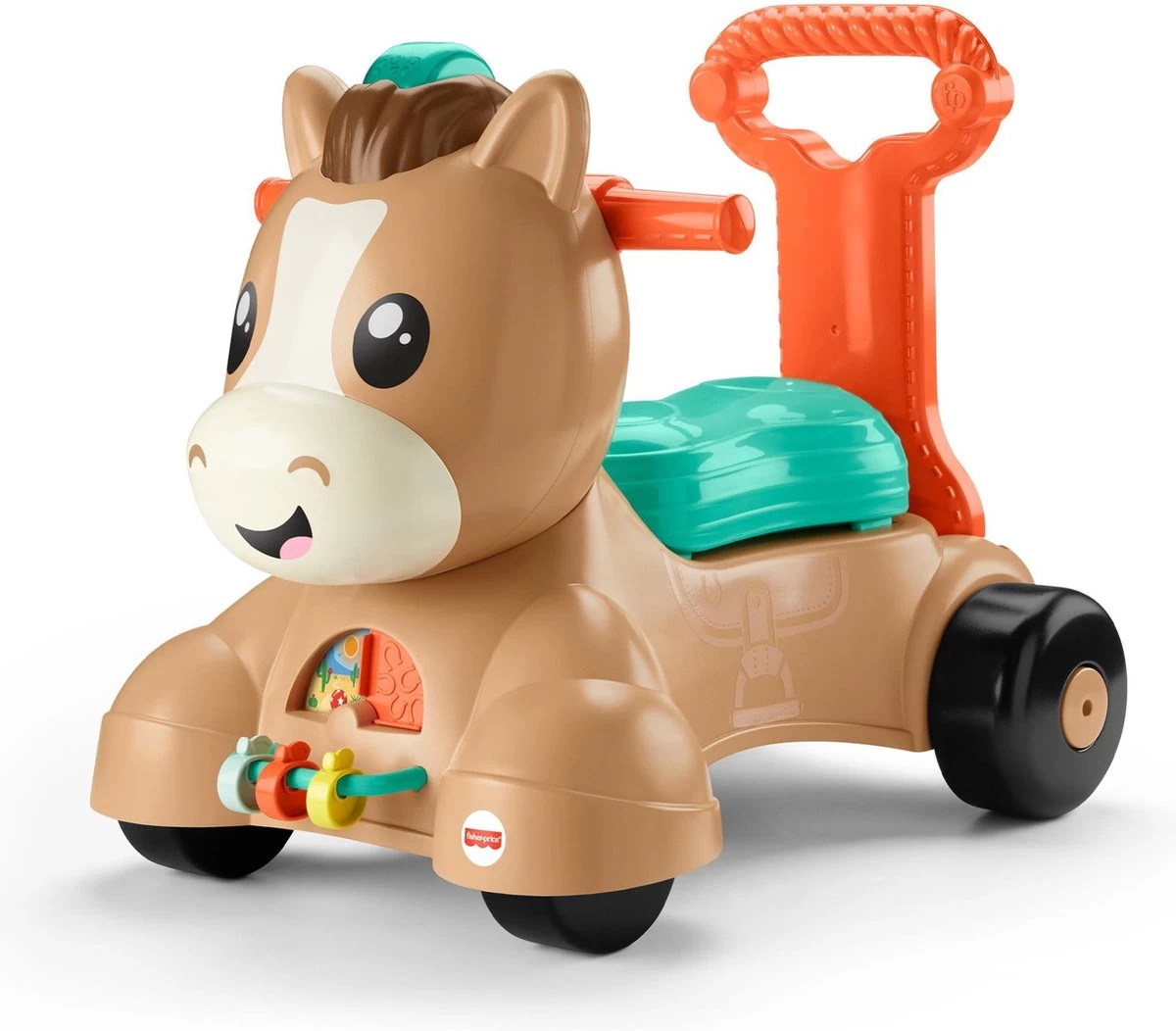 Fisher-Price Pony Loopvriendje - Looptrainer Baby - Bruin - Groen Fisher Price Fisher-Price Pony Loopvriendje - Looptrainer Baby - Bruin - Groen -Winkel voor babyproducten