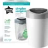 Tommee Tippee Simplee Sangenic Luieremmer, Milieuvriendelijker Systeem, Inclusief 1 Navulcassette Met Duurzaam Geproduceerde Antibacteriële GREENFILM, Grijs -Winkel voor babyproducten 1200x1059 1