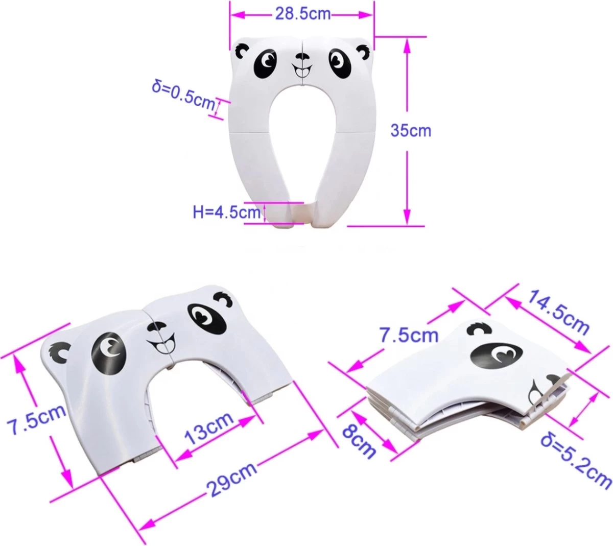 WC Verkleiner Roze Panda Ontwerp - Toilettrainer - Opvouwbare Toilet Zitje - Toiletbril Verkleiner - Kinder WC Bril Merkloos WC Verkleiner Roze Panda Ontwerp - Toilettrainer - Opvouwbare Toilet Zitje - Toiletbril Verkleiner - Kinder WC Bril -Winkel voor babyproducten 1200x1069 4