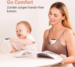 Sobia® Go Comfort - Handsfree Borstkolf - Incl. 40 Moedermelk Bewaarzakjes - BPA Vrij - 2 Stuks - Oplaadbaar - Luxe Comfort Kolfset - Incl. Borstvoeding E-Book -Winkel voor babyproducten 1200x1074 3