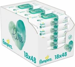 Pampers® Pampers Aqua Pure Billendoekjes - 864 Doekjes -Winkel voor babyproducten 1200x1075