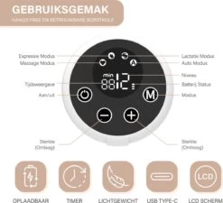 Sobia® Go Comfort - Handsfree Borstkolf - Incl. 40 Moedermelk Bewaarzakjes - BPA Vrij - 2 Stuks - Oplaadbaar - Luxe Comfort Kolfset - Incl. Borstvoeding E-Book -Winkel voor babyproducten 1200x1095 4