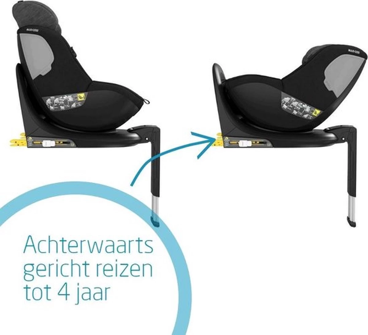 Maxi-Cosi Mica i-Size Autostoeltje - 360° draaibaar - Authentic Black Maxi-Cosi Mica I-Size Autostoeltje - 360° Draaibaar - Authentic Black -Winkel voor babyproducten 1200x1095 6