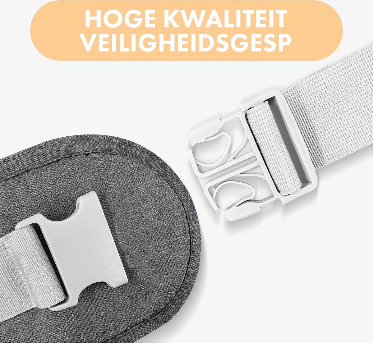 Deryan Pack Light Luxe Heupdrager - Ergonomische draagzak + Opbergvakjes Grijs Deryan Pack Light Luxe Heupdrager - Ergonomische Draagzak + Opbergvakjes Grijs -Winkel voor babyproducten 1200x1104 10