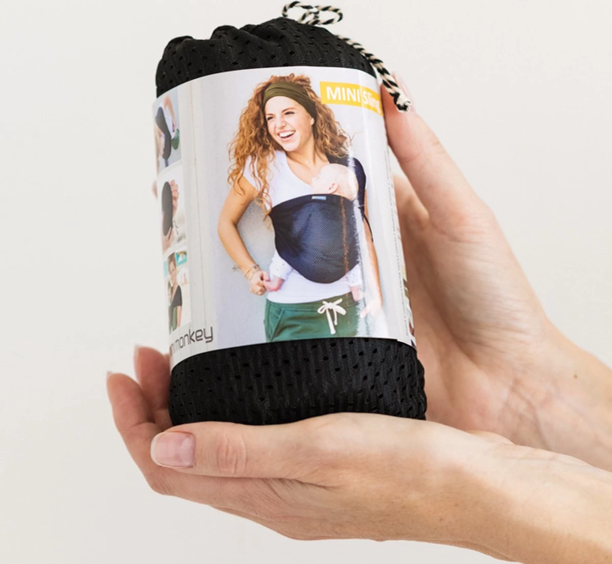 Minimonkey Mini Sling Draagzak - Zwart Minimonkey Mini Sling Draagzak - Zwart -Winkel voor babyproducten 1200x1106 5