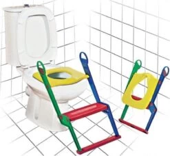 Motek® - WC Verkleiner - Wc Verkleiner Met Trapje - Toiletverkleiner - Toilettrainer - Wc Verkleiner Opvouwbaar - 2 Tot 7 Jaar - Trainer Met Opstapje -Winkel voor babyproducten 1200x1107 3