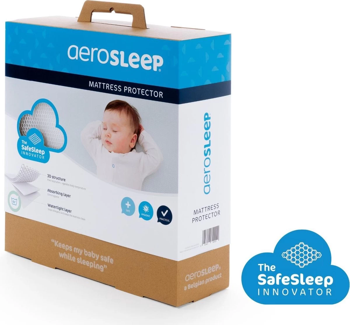 AeroSleep® matrasbeschermer - bed - 140 x 70 cm AeroSleep® Matrasbeschermer - Bed - 140 X 70 Cm -Winkel voor babyproducten 1200x1113 8