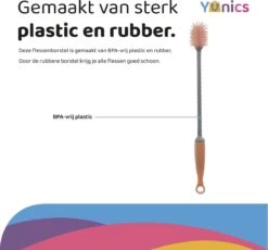 YUNICS® Flessenborstel - Flessenschraper - Pottenlikker - Flessenlikker - Pottenlikker - 30 CM - 3 Stuks -Winkel voor babyproducten 1200x1115 13