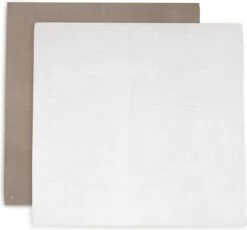 Jollein Hydrofiele Doek Large Bamboe Katoen 115x115cm Biscuit/Ivory - 2 Stuks -Winkel voor babyproducten 1200x1118 2