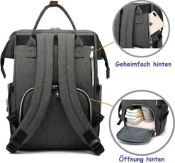 Luiertas (rugzak) Zwart -Winkel voor babyproducten 1200x1118 5