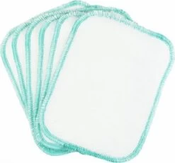 BilliesBox Snoetenpoetsers - Wasbare Doekjes - Zeegroen