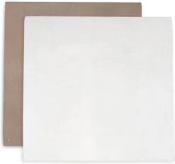 Jollein Hydrofiele Doek Large Bamboe Katoen 115x115cm Biscuit/Ivory - 2 Stuks -Winkel voor babyproducten 1200x1120 1