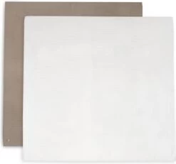Jollein Hydrofiele Doek Large Bamboe Katoen 115x115cm Biscuit/Ivory - 2 Stuks -Winkel voor babyproducten 1200x1120 2