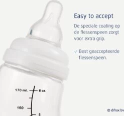 Difrax - S-Fles Natural - Babyfles Blauw- 0+ Maanden - 170ml -Winkel voor babyproducten 1200x1128 2