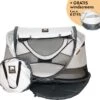 Deryan Shane Luxe 2023 Campingbedje - Baby Tent - Anti-UV 50+ - Peuterbed - Silver -Winkel voor babyproducten 1200x1129 5