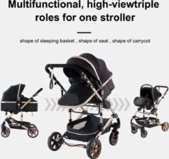 Luxe Kinderwagen 3 In 1 - Wandelwagen - Kinderwagen 3-in-1 Incl Autostoel - Kinderwagen Maxi Cosi – Buggy 3 In 1 - Newborn - Zwart/goud 11 Luxe Kinderwagen 3 In 1 - Wandelwagen - Kinderwagen 3-in-1 Incl Autostoel - Kinderwagen Maxi Cosi – Buggy 3 In 1 - Newborn - Zwart/goud -Winkel voor babyproducten 1200x1130 8