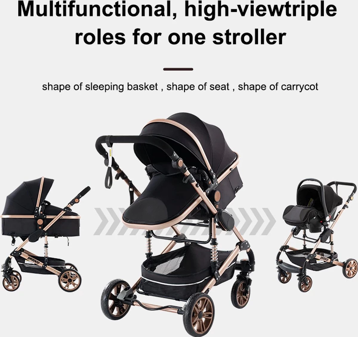 Luxe Kinderwagen 3 in 1 - Wandelwagen - Kinderwagen 3-in-1 incl autostoel - Kinderwagen maxi cosi – Buggy 3 in 1 - Newborn - Zwart/goud Luxe Kinderwagen 3 In 1 - Wandelwagen - Kinderwagen 3-in-1 Incl Autostoel - Kinderwagen Maxi Cosi – Buggy 3 In 1 - Newborn - Zwart/goud -Winkel voor babyproducten 1200x1130 8
