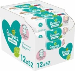 Pampers® Pampers - Sensitive - Billendoekjes - 1248 Doekjes - 24 X 52 -Winkel voor babyproducten 1200x1131