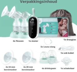 Leuna Comfort Kolfset - Extra Kolfaccessoires - Elektrische Borstkolf - Dubbele Borstkolf - Oplaadbare Accu - Gemakkelijk Schoonmaken - Stille Kolf - Kolfapparaat - Kolf - Kolven -Winkel voor babyproducten 1200x1133 14