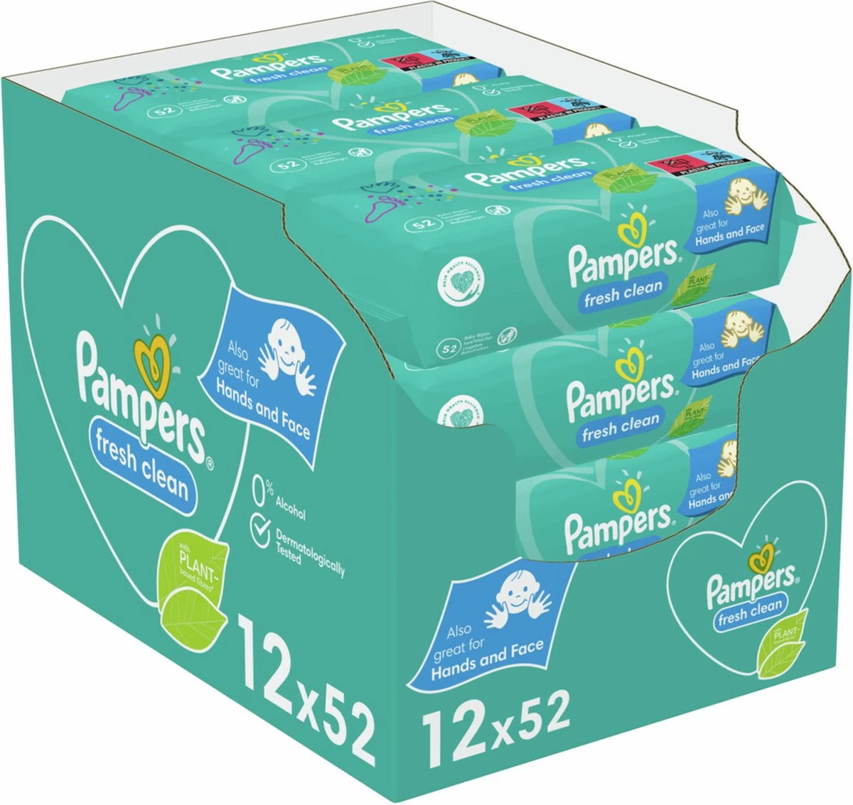 Pampers Fresh Clean Billendoekjes - 624 stuks Pampers® Pampers Fresh Clean Billendoekjes - 624 Stuks -Winkel voor babyproducten