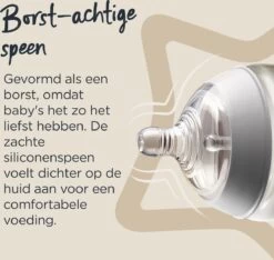 Tommee Tippee Closer To Nature Flessenspenen, Borst-achtige, Anti-koliek Ventiel, Zachte Siliconen, Snelle Doorstroming, 6m+, Pak Van 2 -Winkel voor babyproducten 1200x1135 6